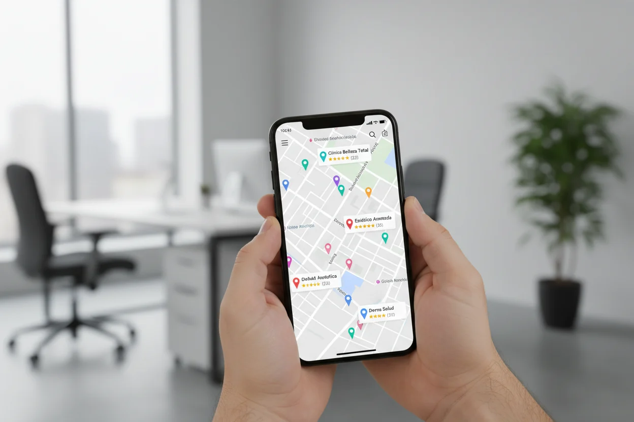 Google Maps para clínicas estéticas